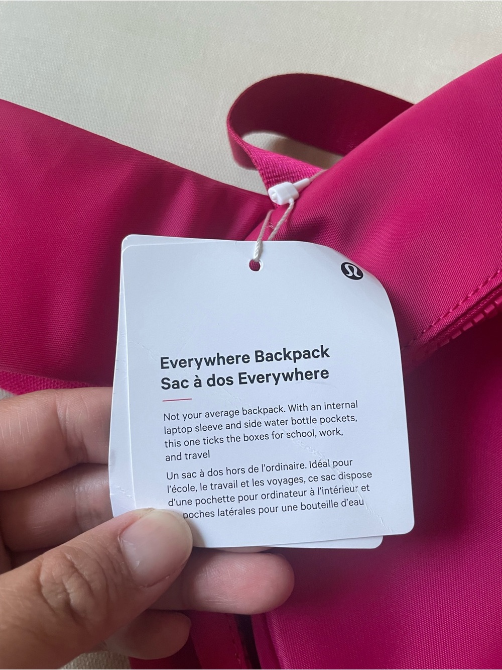 Lululemon Everywhere Backpack 22L - Calypso Pink - Picture 8 of 12